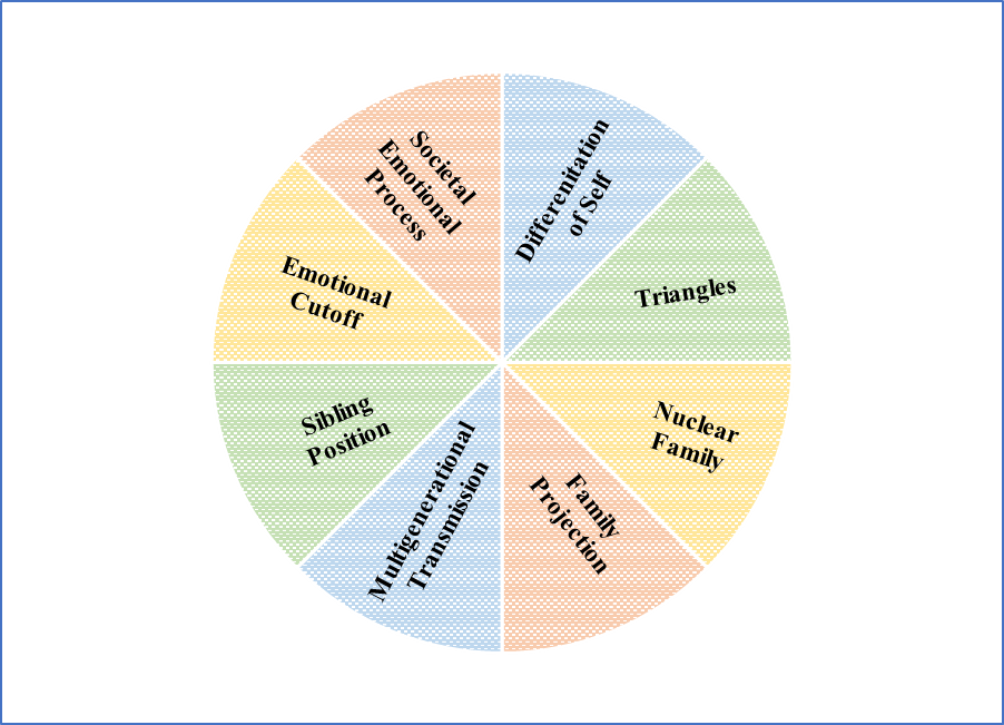 Eight concepts of Bowen family systems theory