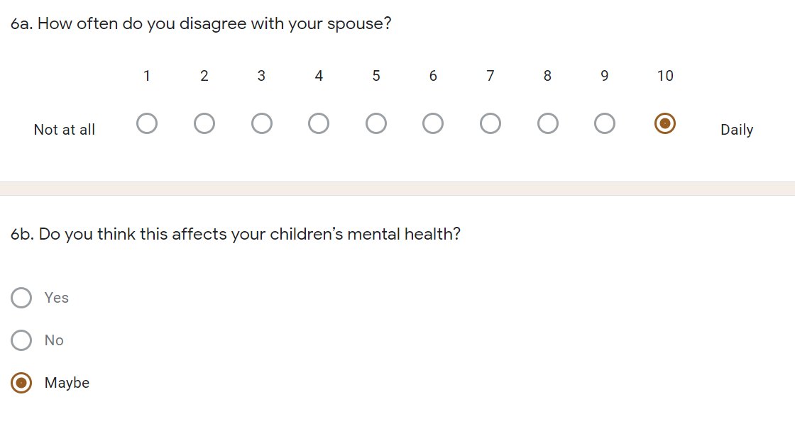 Survey Response