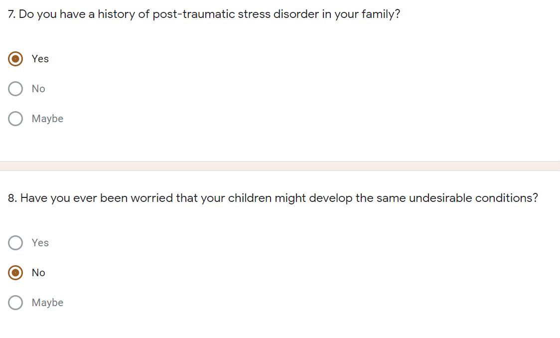 Survey Response