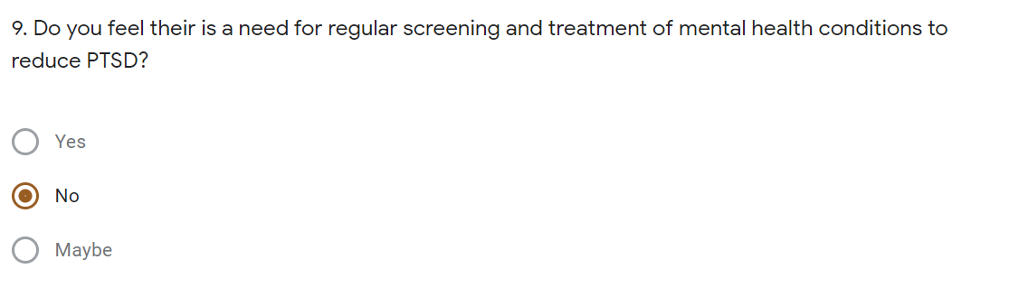 Survey Response